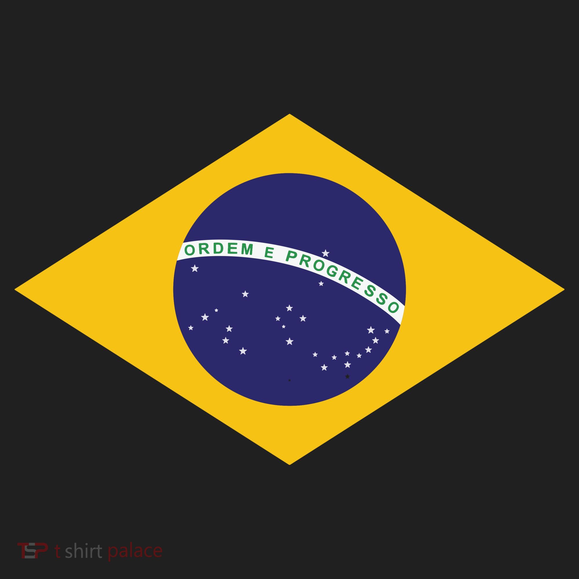Brazil National Flag Golf Towel