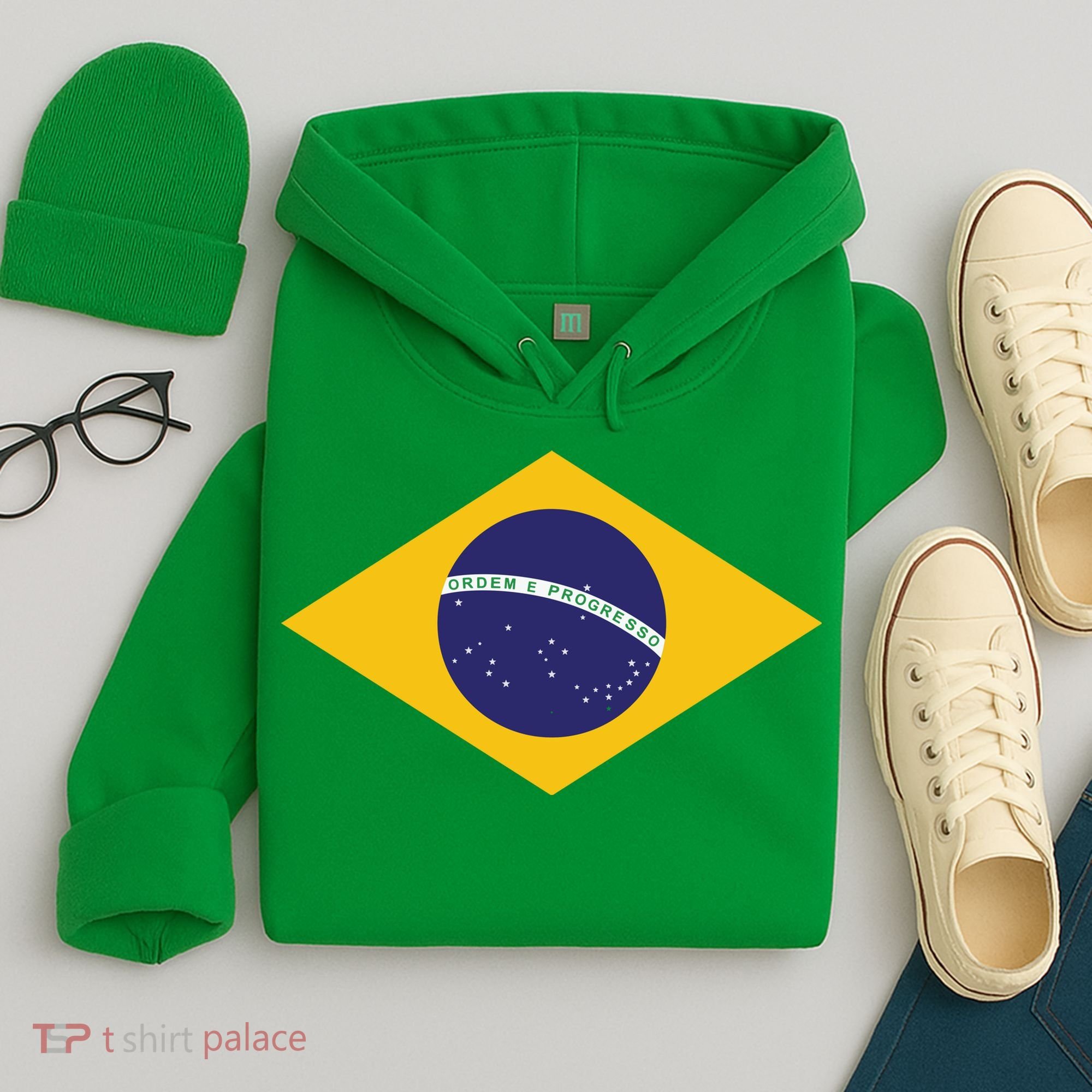 Brazil National Flag Hoodie