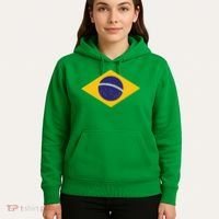 Brazil National Flag Hoodie thumb 5
