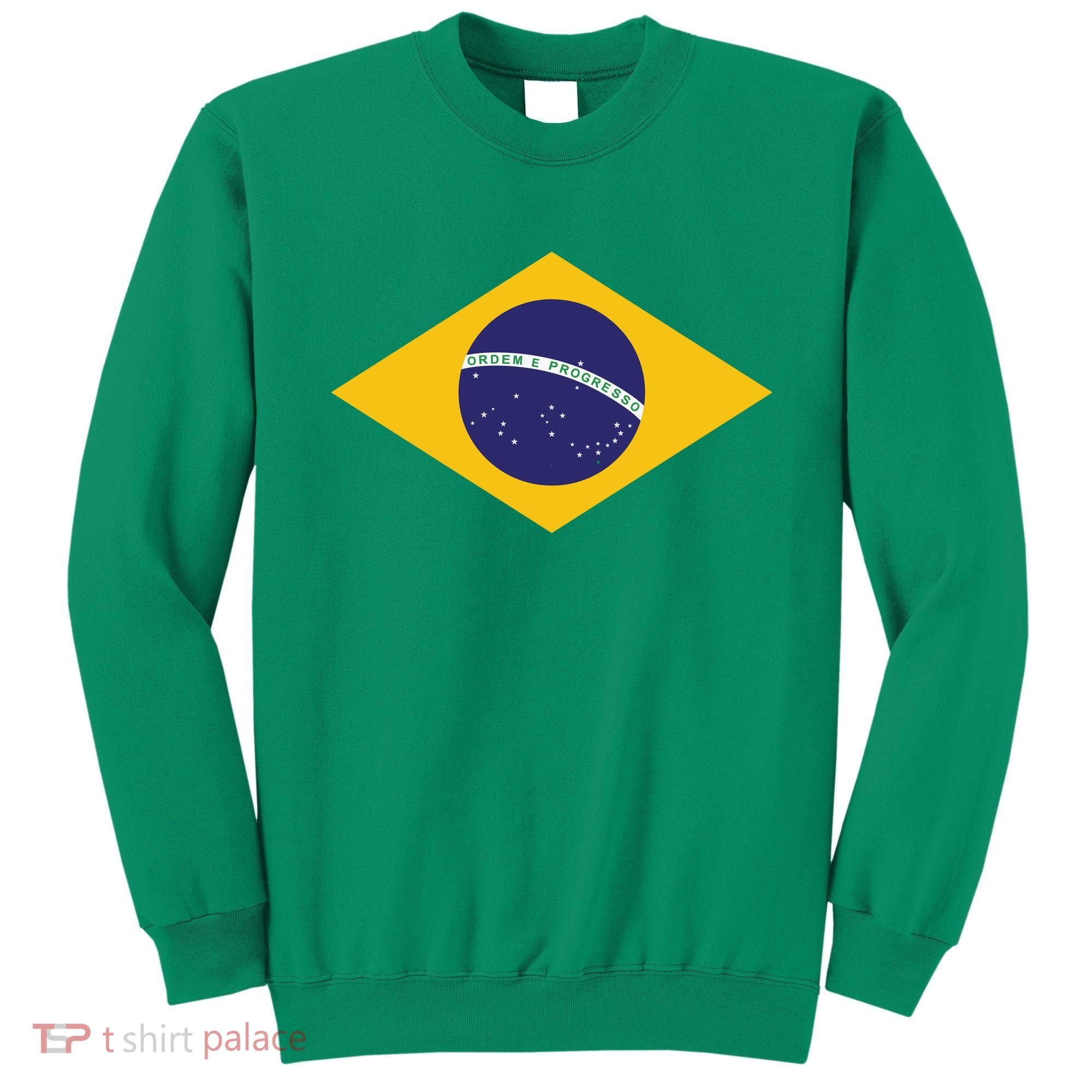 Brazil National Flag Sweatshirt
