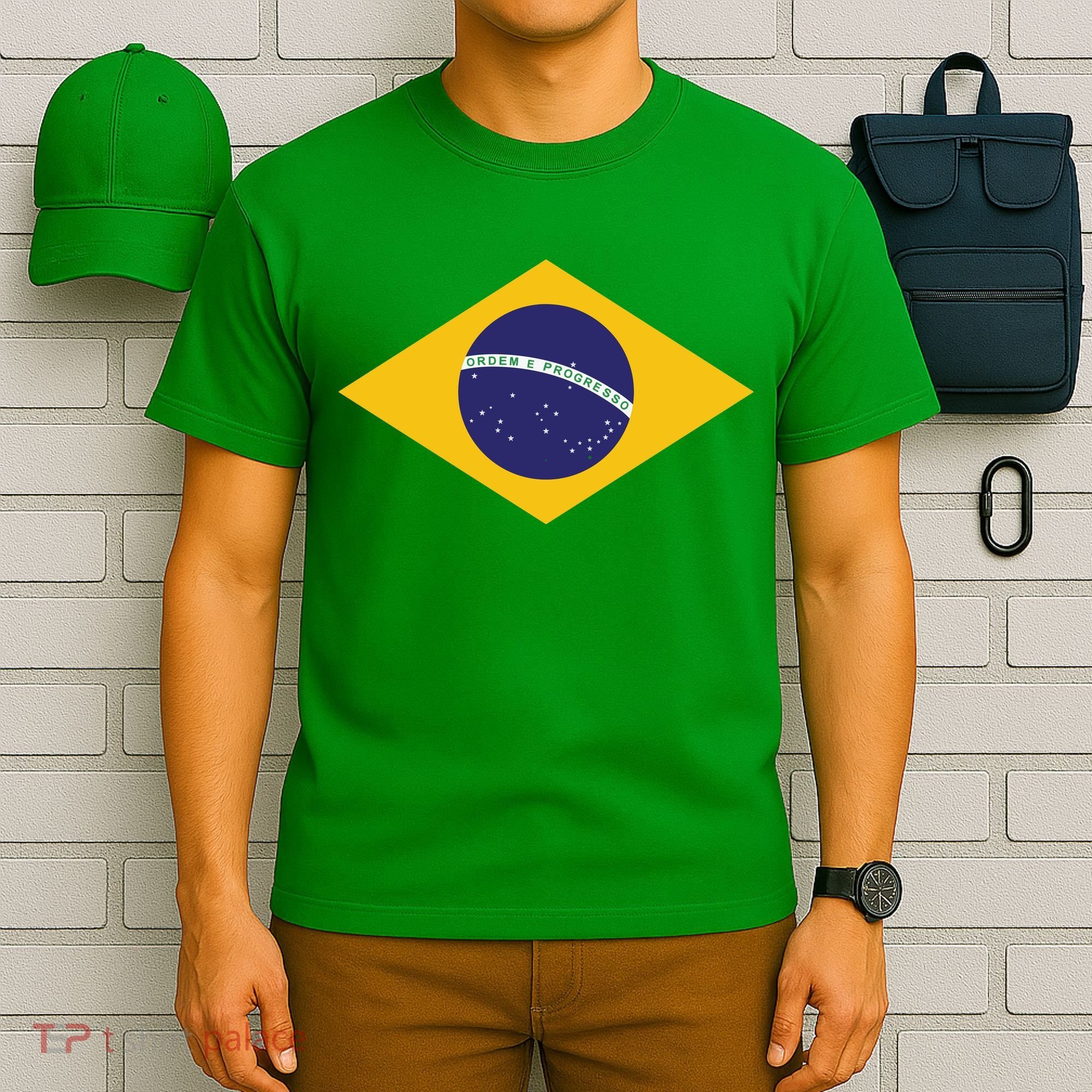 Brazil National Flag T-Shirt