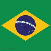 Brazil National Flag Button thumb 1