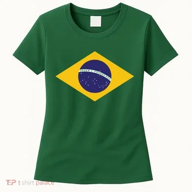 Brazil National Flag Women's T-Shirt
