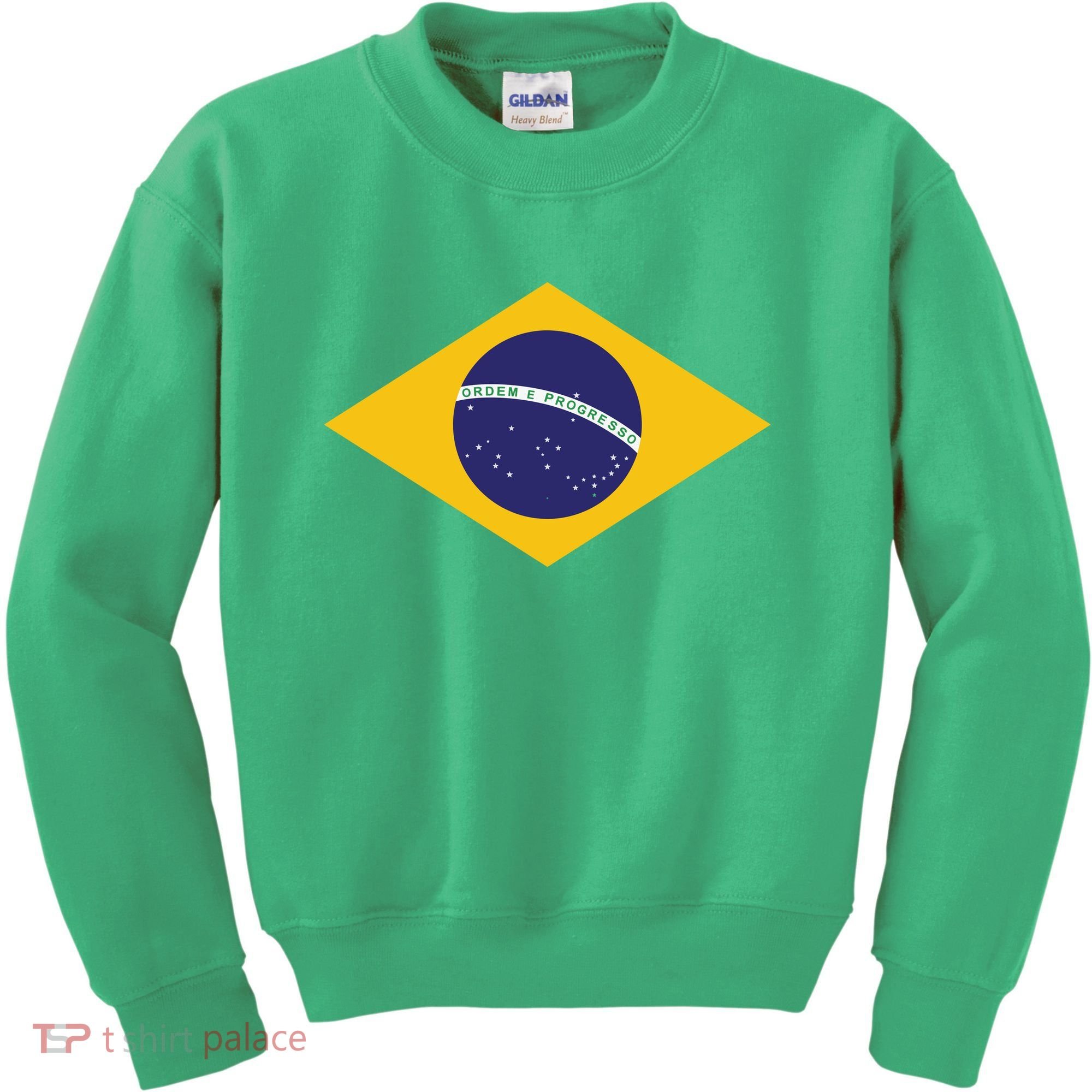 Brazil National Flag Kids Sweatshirt