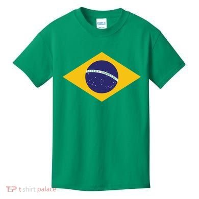 Brazil National Flag Kids T-Shirt
