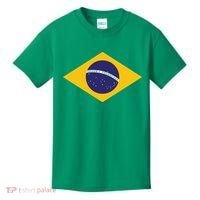 Brazil National Flag Kids T-Shirt thumb 0