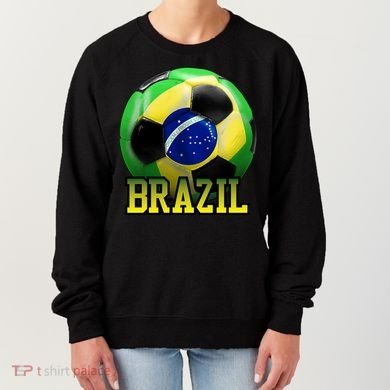 Brazil Soccer Logo Women's Sweatshirt