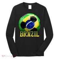 Brazil Soccer Logo Long Sleeve Shirt thumb 0