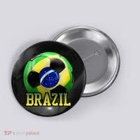 Brazil Soccer Logo Button thumb 0