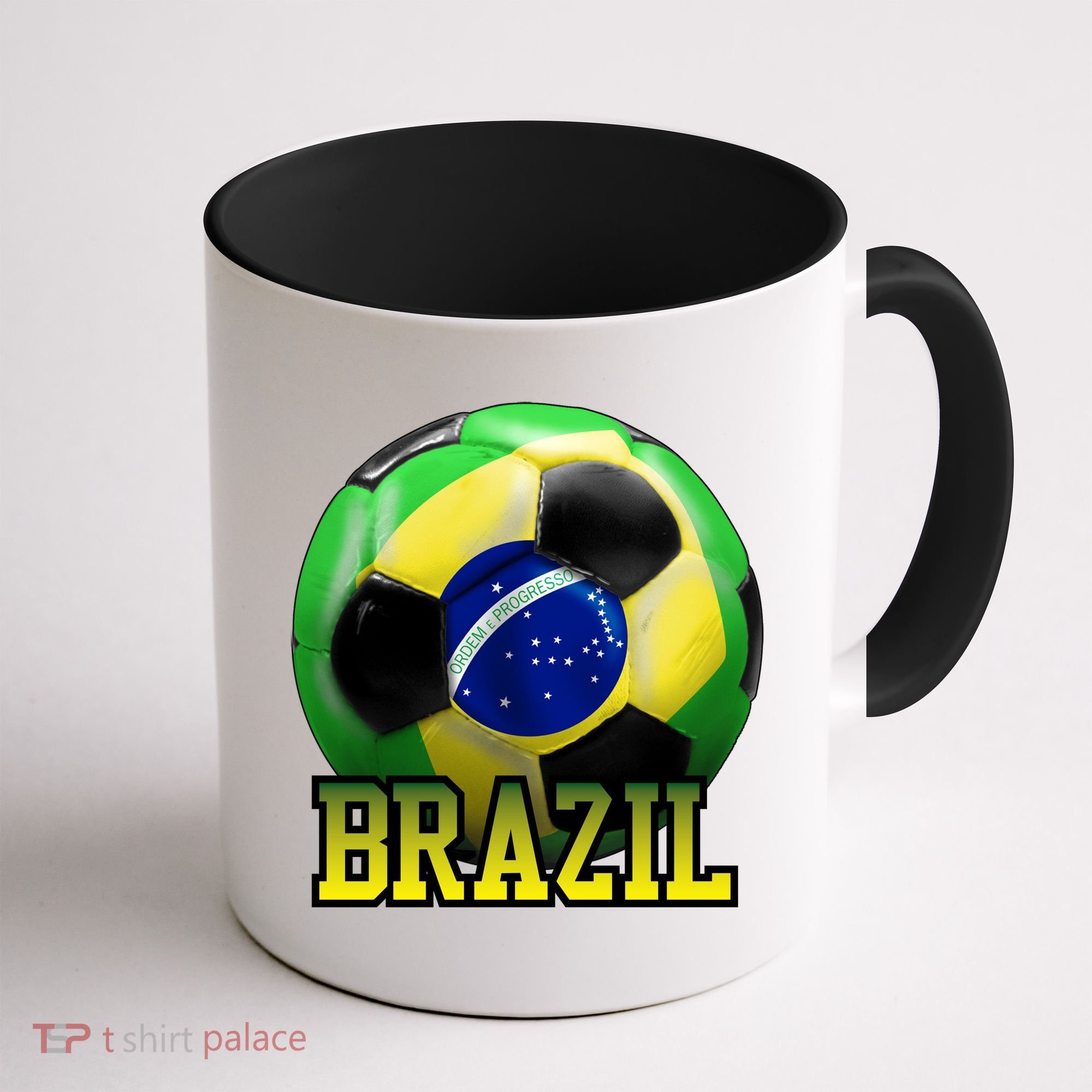 Brazil Soccer Logo Coffee Mug