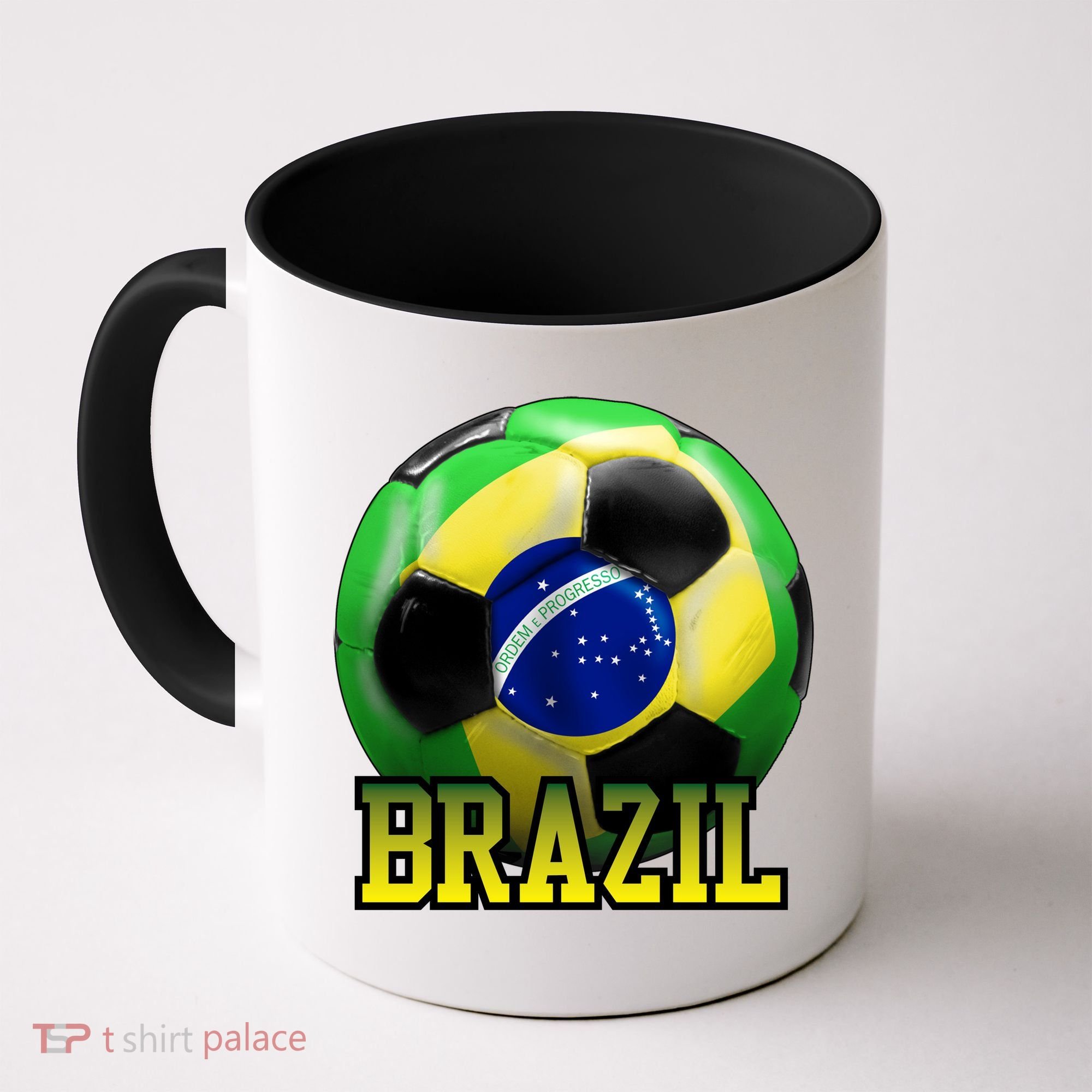 Brazil Soccer Logo Coffee Mug