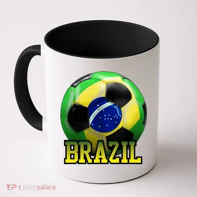 Brazil Soccer Logo Coffee Mug