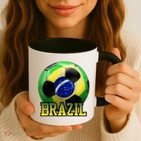 Brazil Soccer Logo Coffee Mug thumb 3