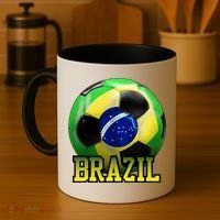 Brazil Soccer Logo Coffee Mug thumb 4