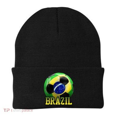 Brazil Soccer Logo Beanie