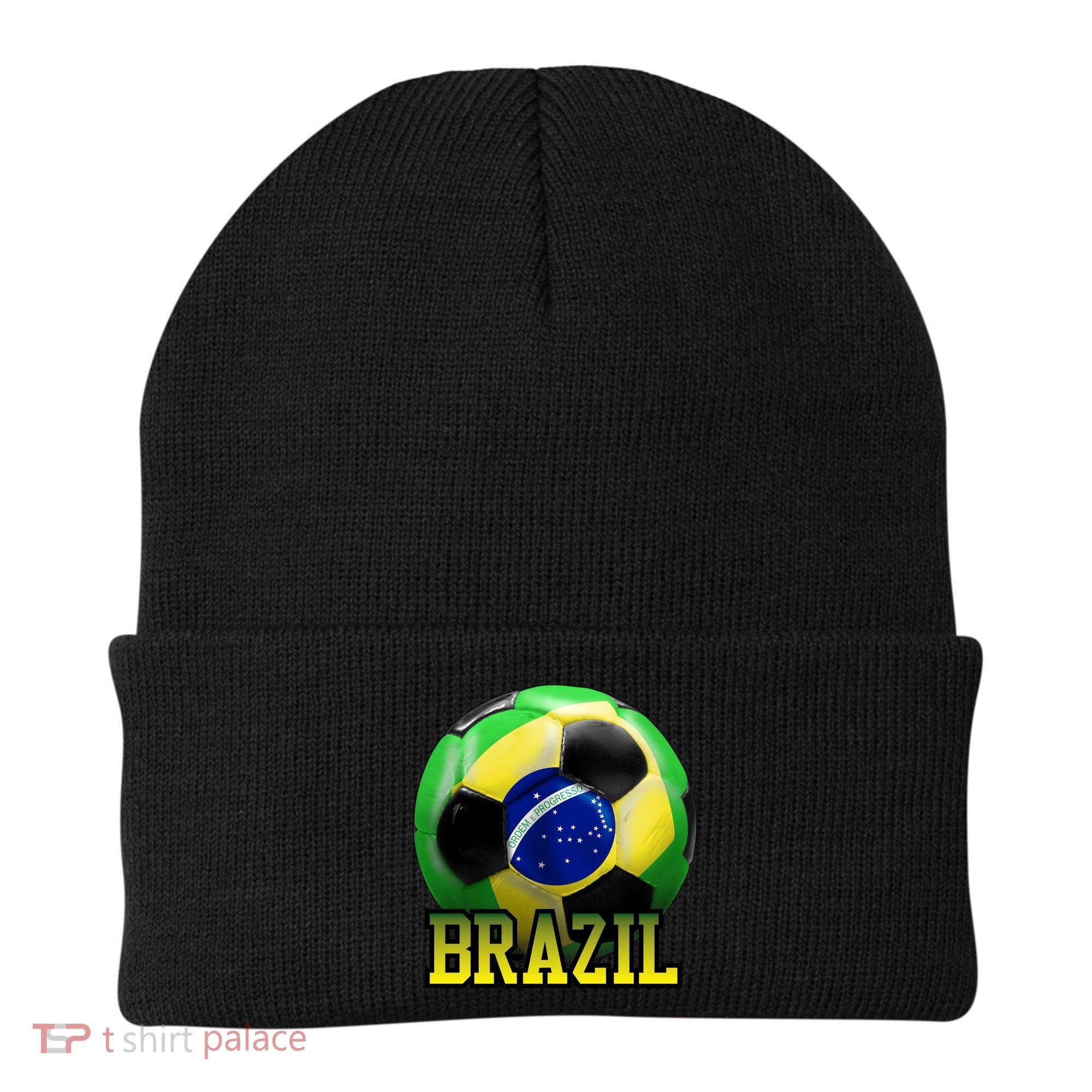 Brazil Soccer Logo Beanie