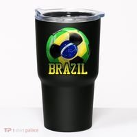 Brazil Soccer Logo Tumbler thumb 0