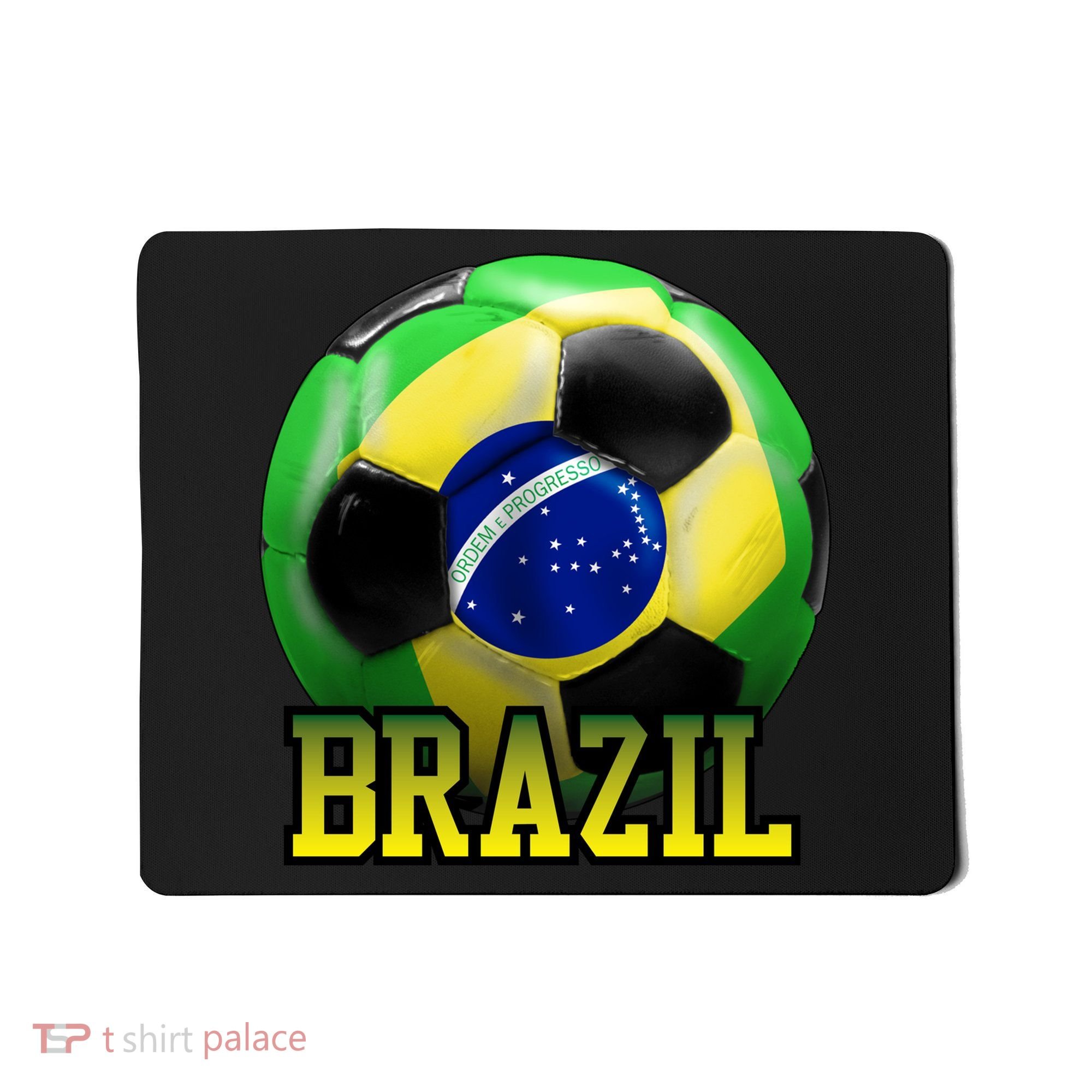 Brazil Soccer Logo Mousepad