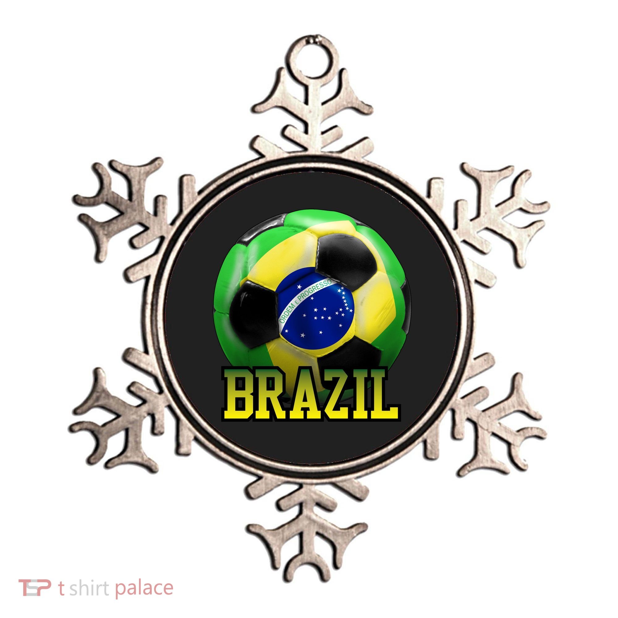 Brazil Soccer Logo Ornament