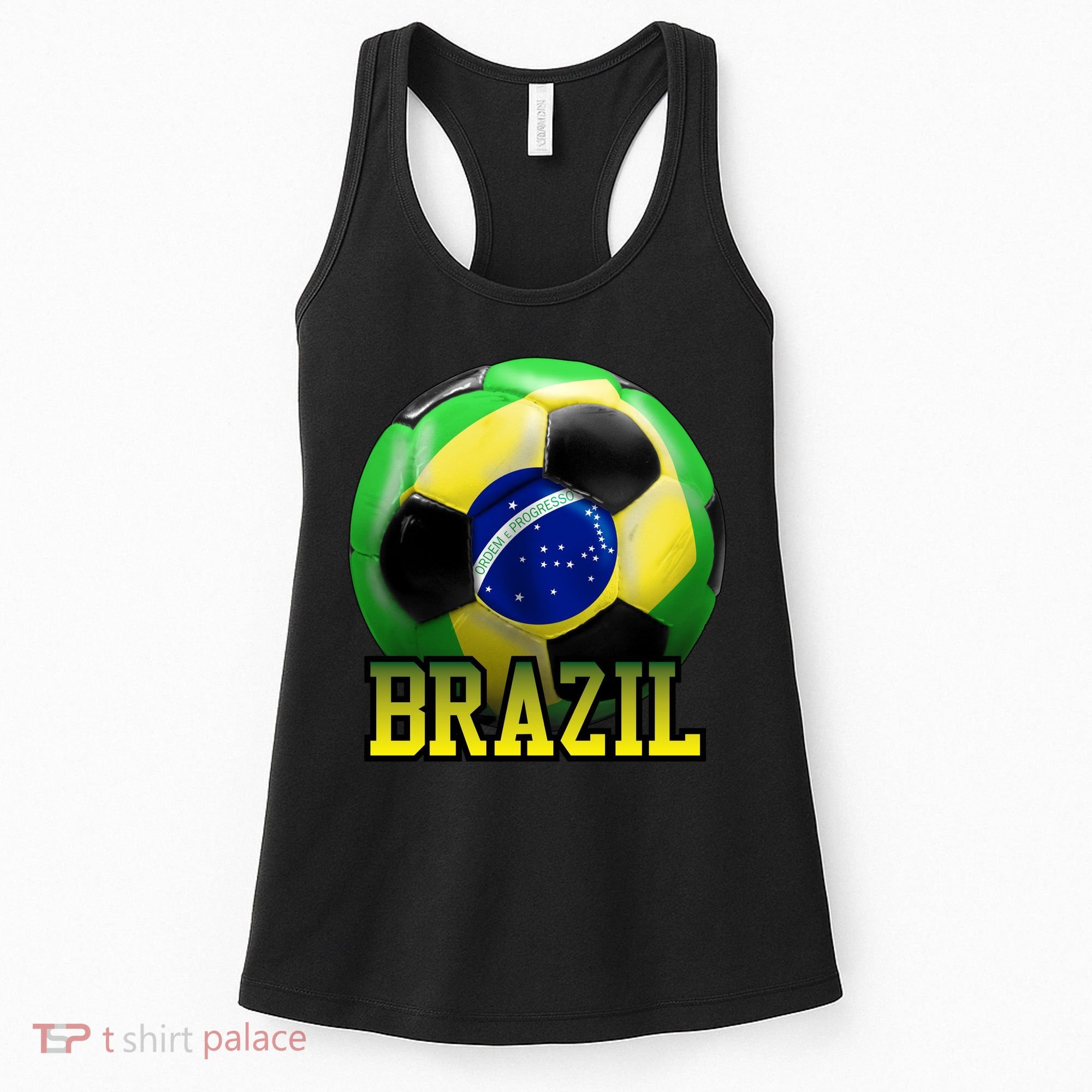 Brazil Soccer Logo Women's Tank Top
