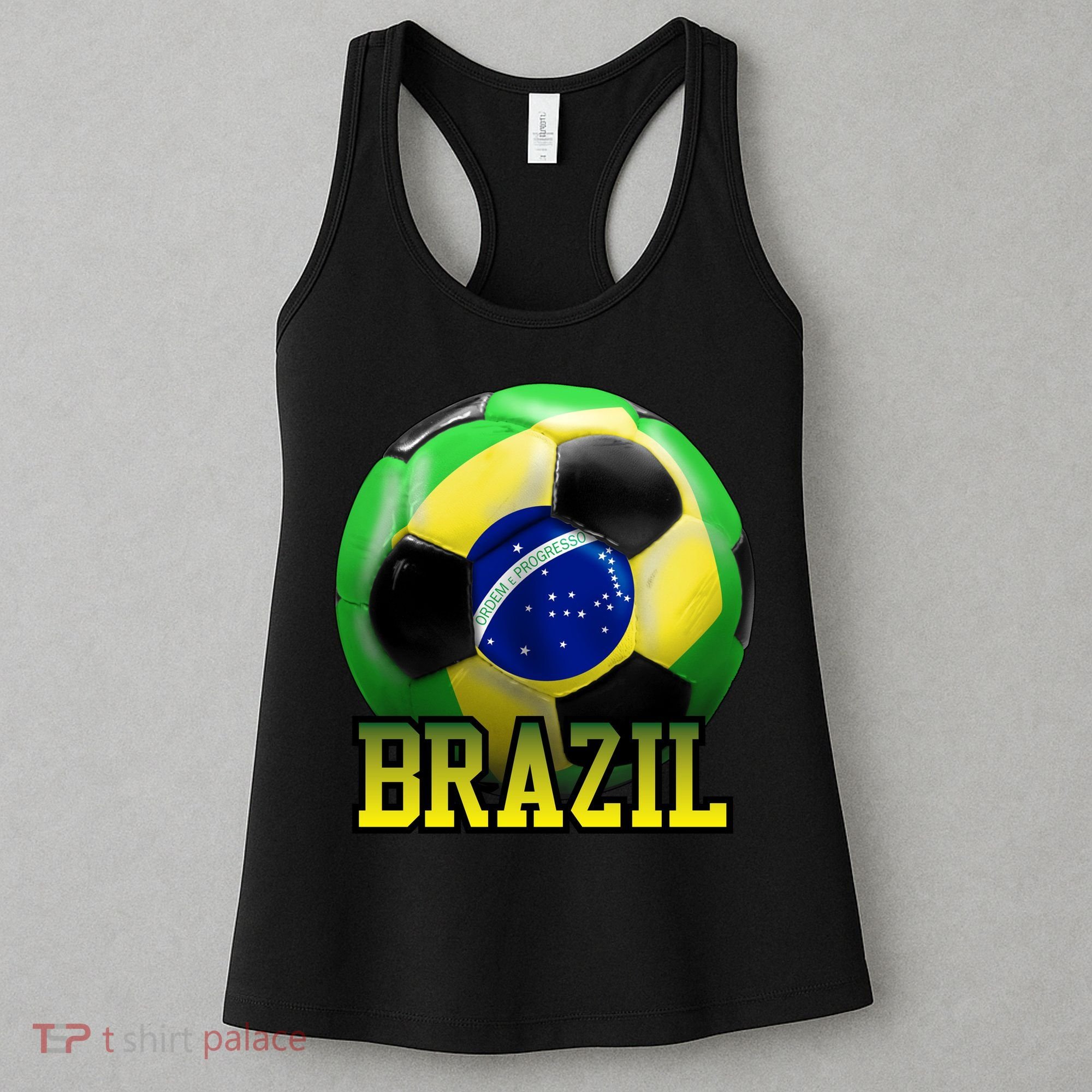 Brazil Soccer Logo Women's Tank Top