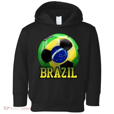 Brazil Soccer Logo Toddler Hoodie