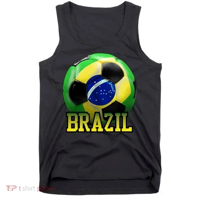 Brazil Soccer Logo Tank Top