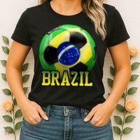 Brazil Soccer Logo Women's T-Shirt thumb 2