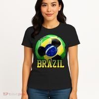 Brazil Soccer Logo Women's T-Shirt thumb 4