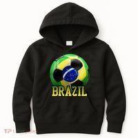 Brazil Soccer Logo Kids Hoodie thumb 0