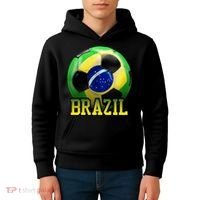 Brazil Soccer Logo Kids Hoodie thumb 4