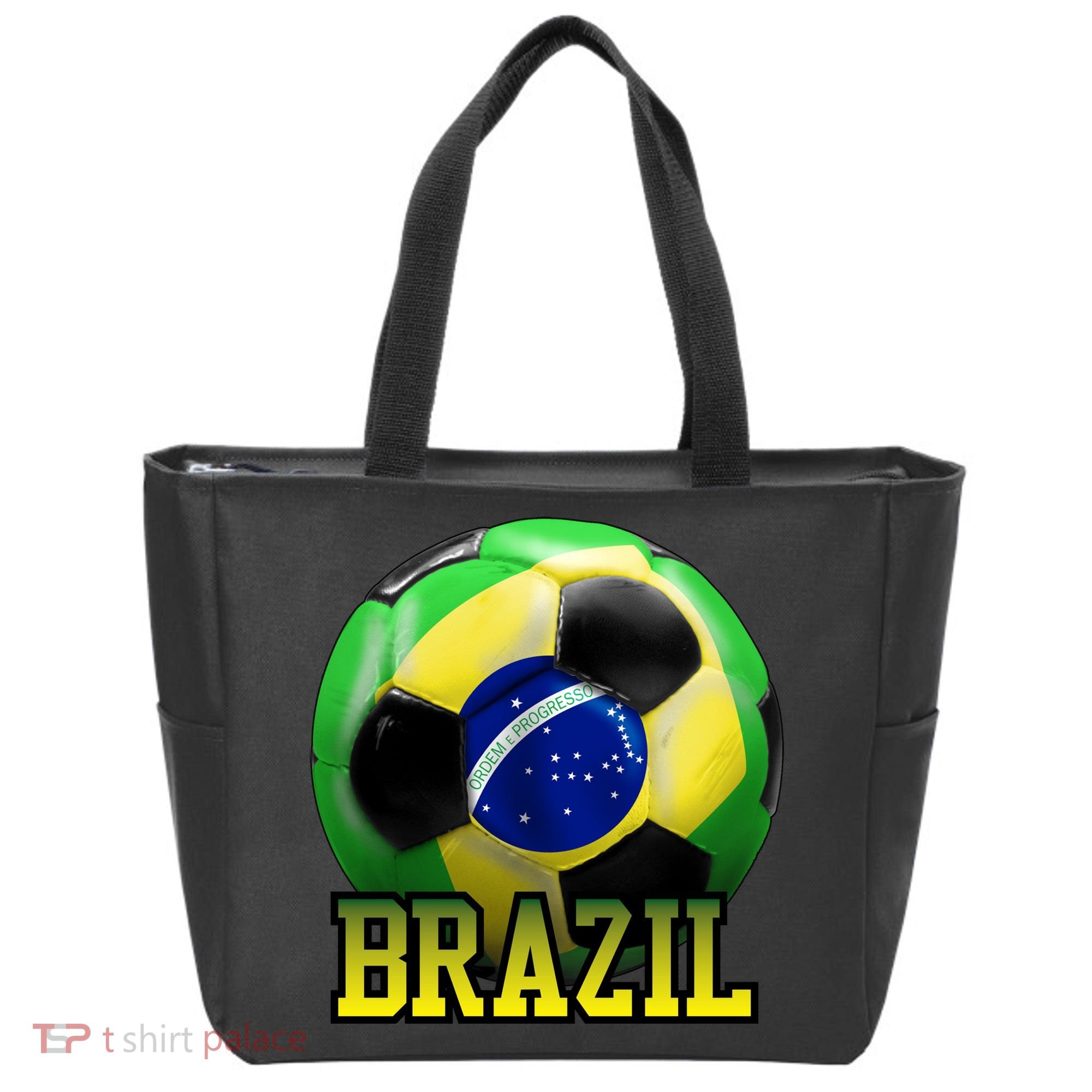 Brazil Soccer Logo Tote Bag
