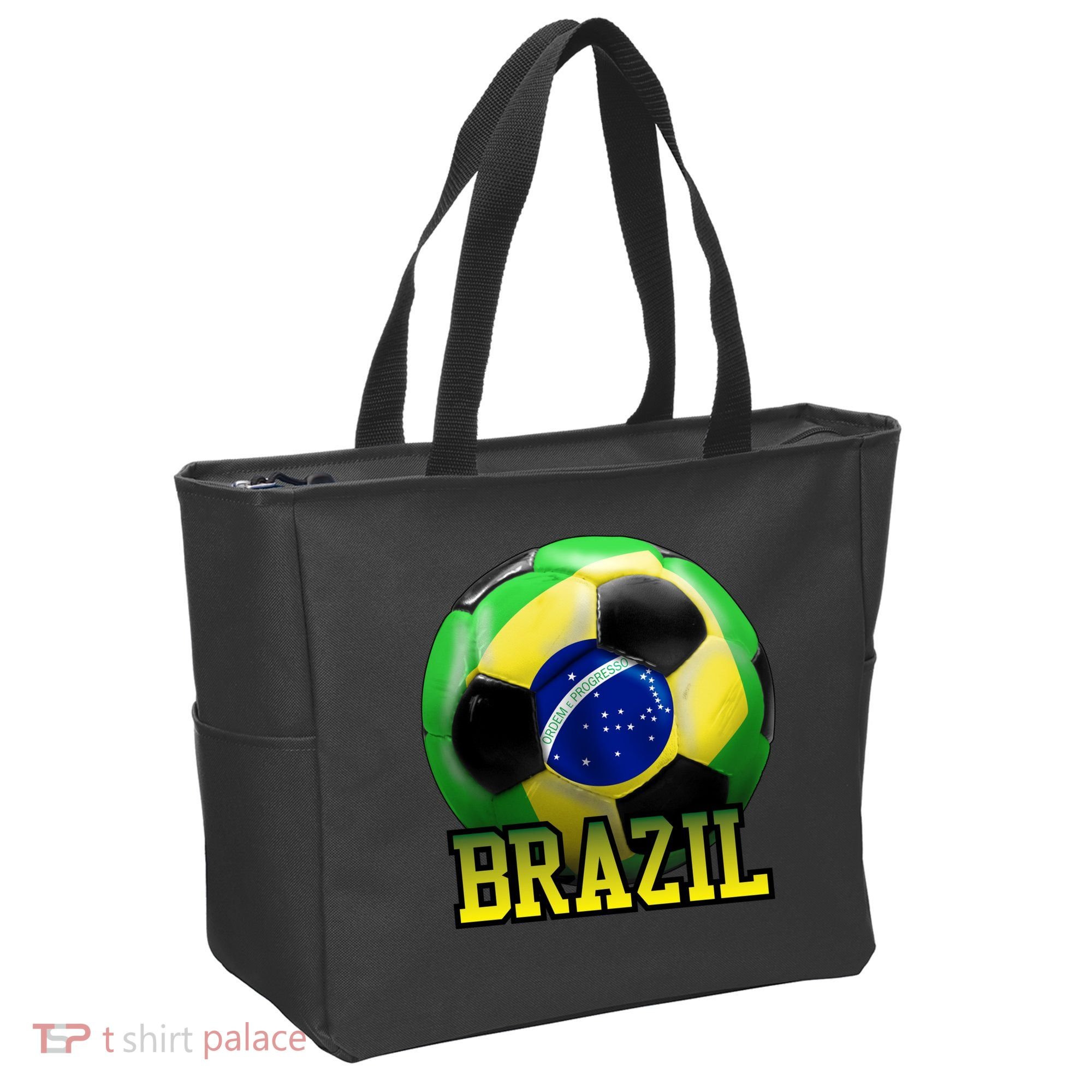 Brazil Soccer Logo Tote Bag