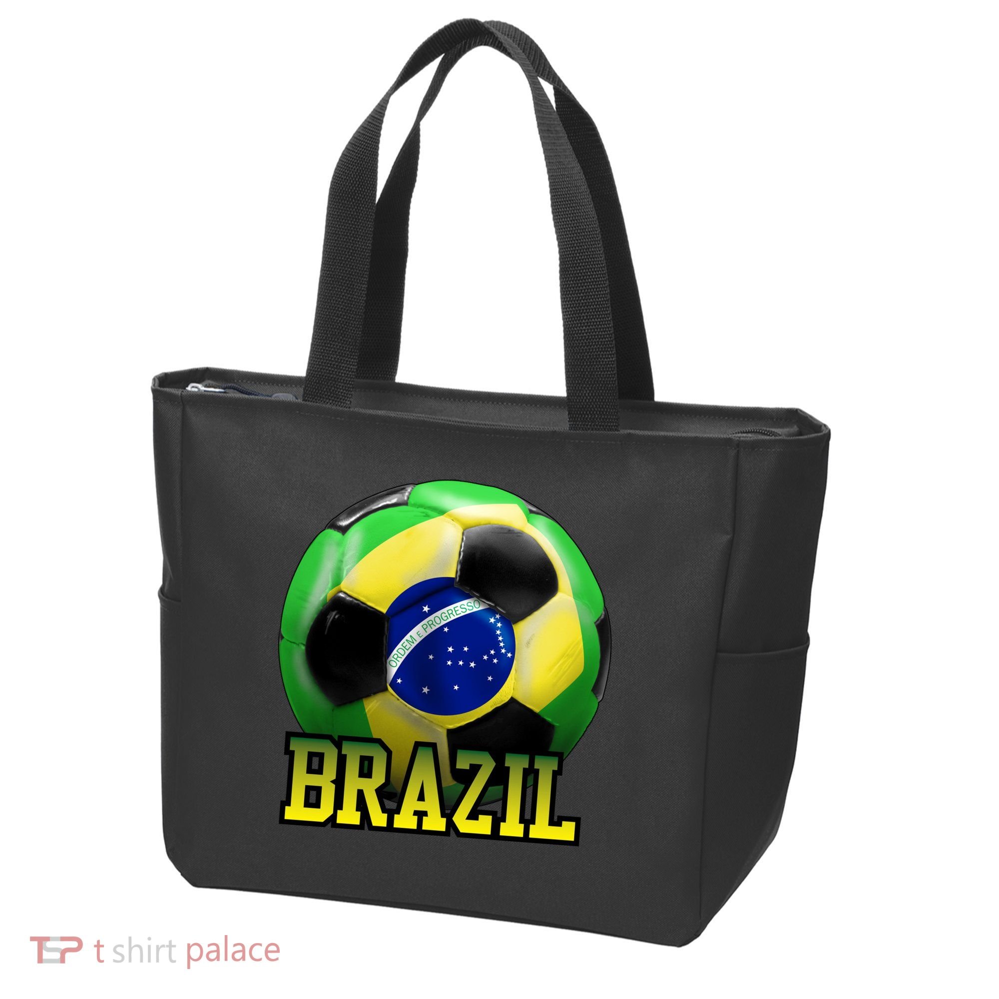 Brazil Soccer Logo Tote Bag