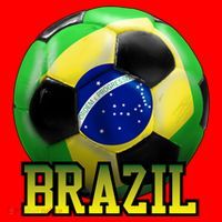 Brazil Soccer Logo Santa Hat thumb 1