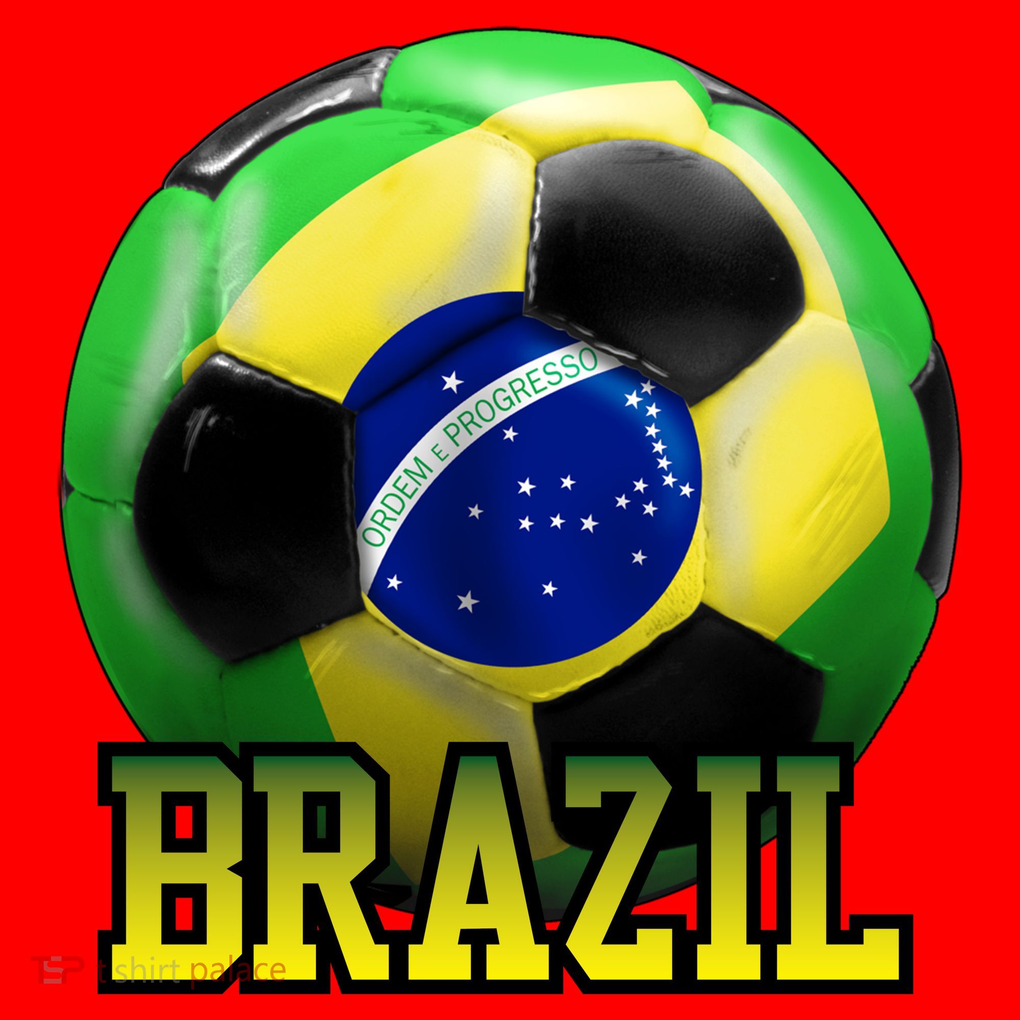 Brazil Soccer Logo Santa Hat