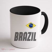 Brazil Soccer Team Jersey Flag Coffee Mug thumb 1