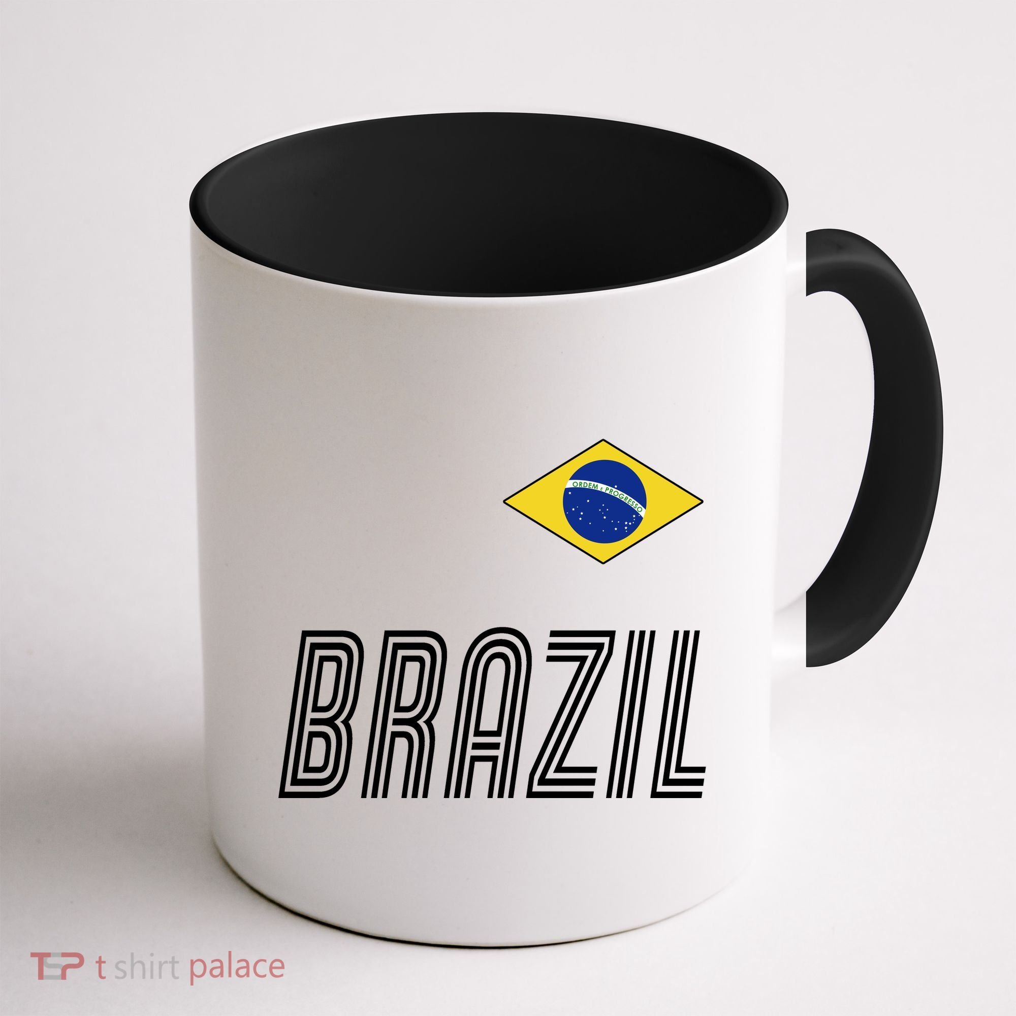 Brazil Soccer Team Jersey Flag Coffee Mug