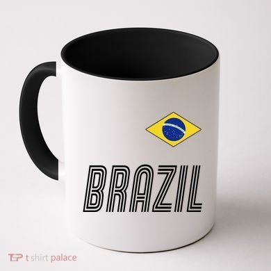 Brazil Soccer Team Jersey Flag Coffee Mug