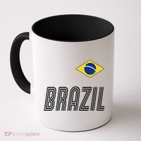 Brazil Soccer Team Jersey Flag Coffee Mug thumb 0