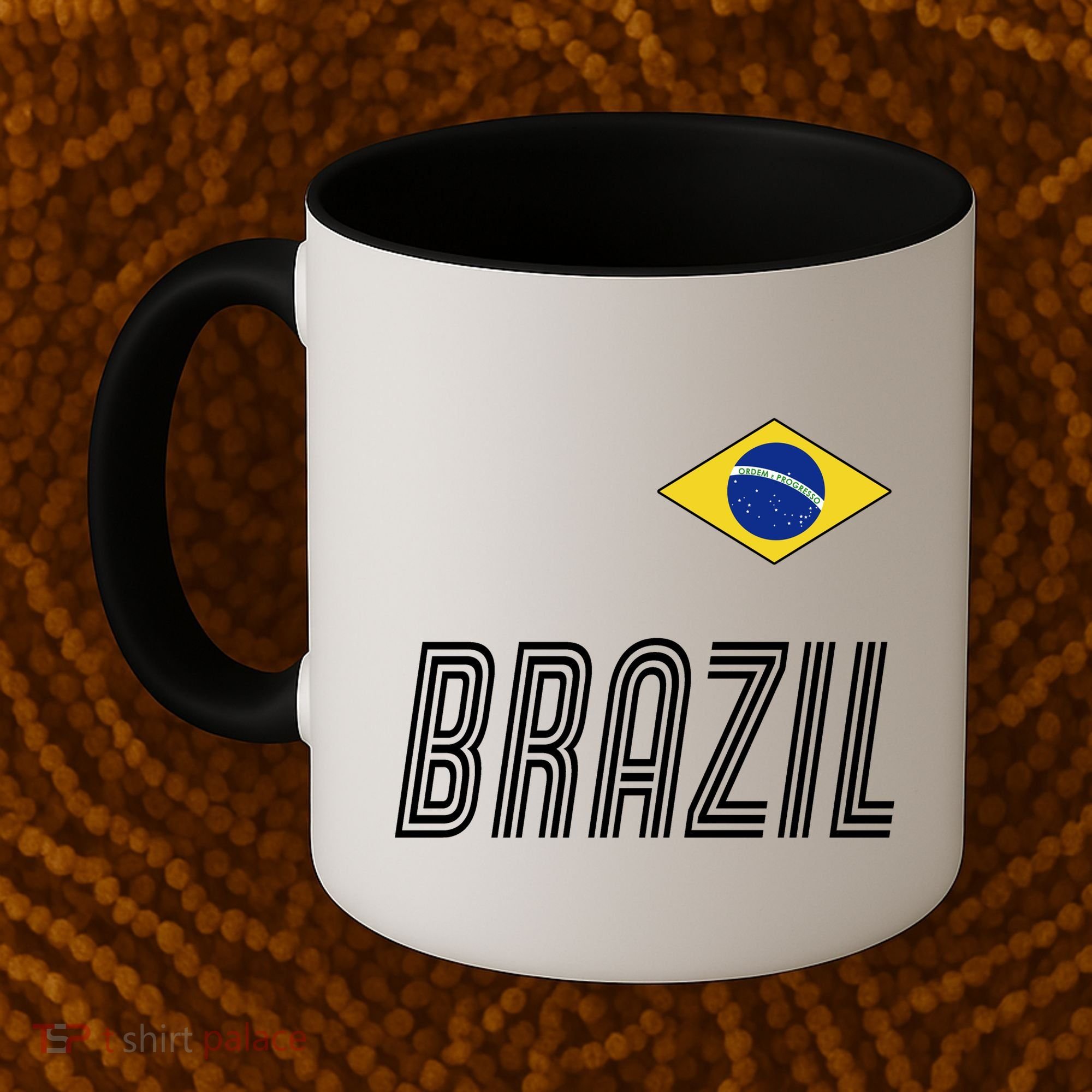 Brazil Soccer Team Jersey Flag Coffee Mug