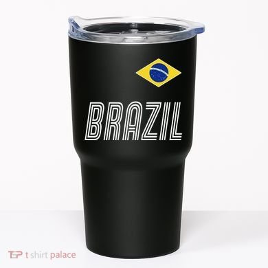 Brazil Soccer Team Jersey Flag Tumbler