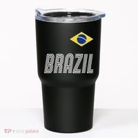 Brazil Soccer Team Jersey Flag Tumbler thumb 0