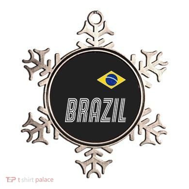 Brazil Soccer Team Jersey Flag Ornament