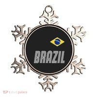 Brazil Soccer Team Jersey Flag Ornament thumb 0