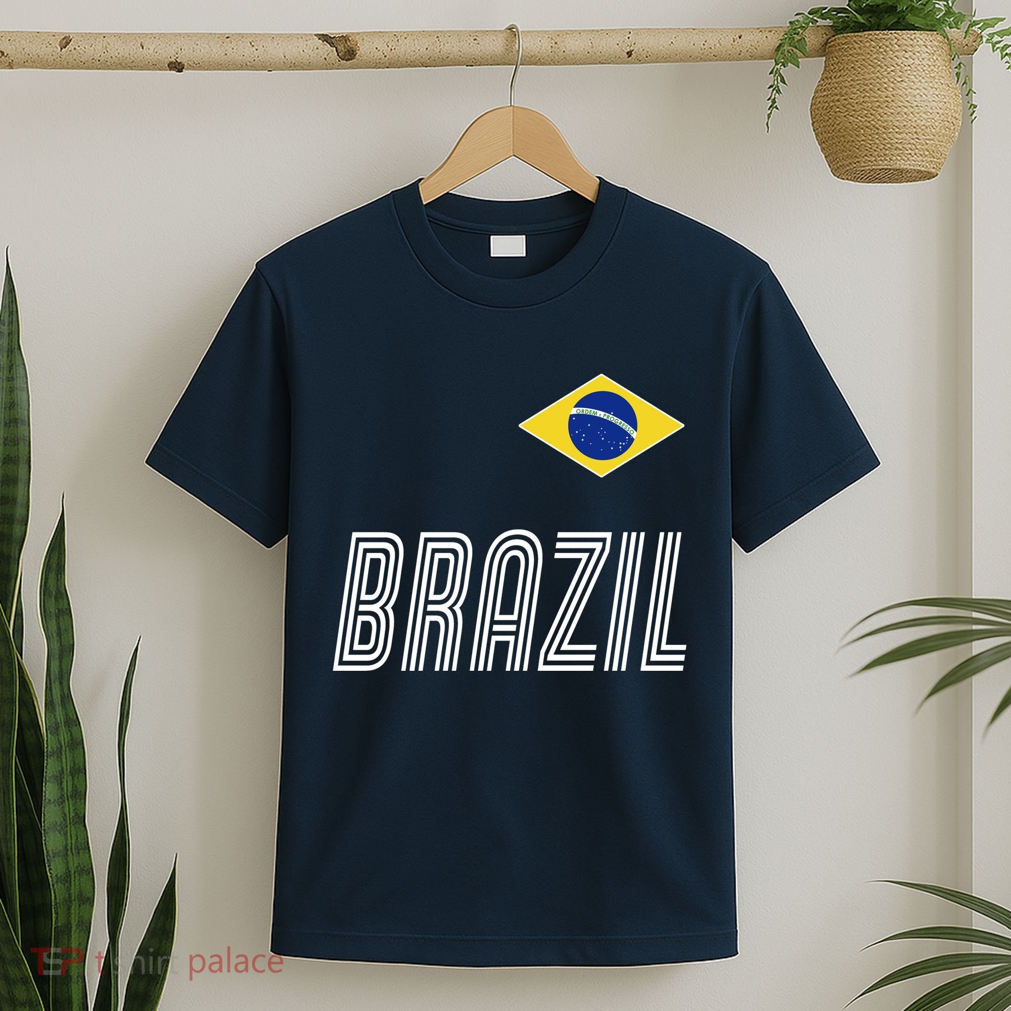 Brazil Soccer Team Jersey Flag T-Shirt