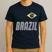 Brazil Soccer Team Jersey Flag T-Shirt thumb 3