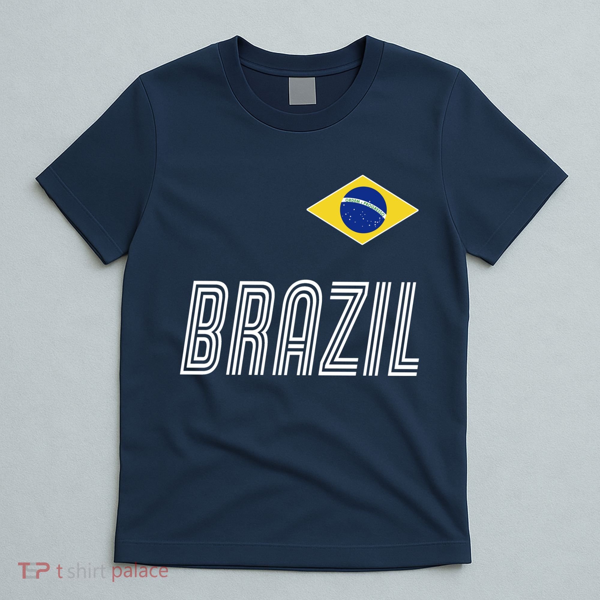 Brazil Soccer Team Jersey Flag T-Shirt