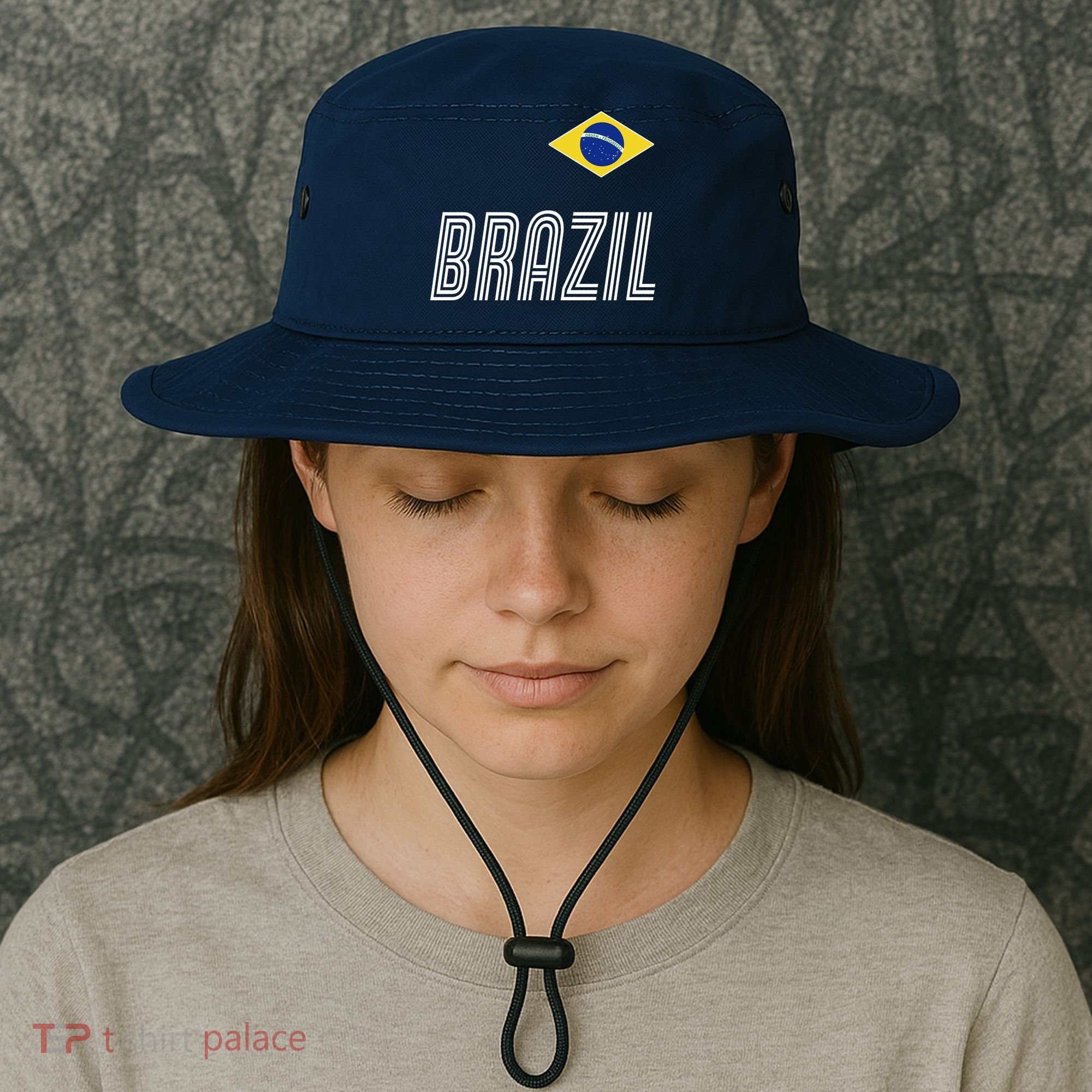 Brazil Soccer Team Jersey Flag Bucket Hat
