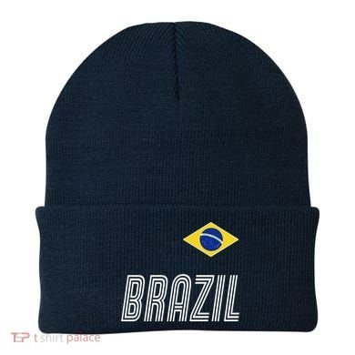 Brazil Soccer Team Jersey Flag Beanie